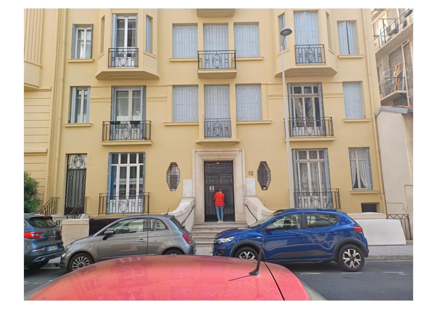 Extraordinaire Grand Studio Au Centre 6 Minutes A Pied De La Plage Et L'Hotel Negresco 尼斯 外观 照片